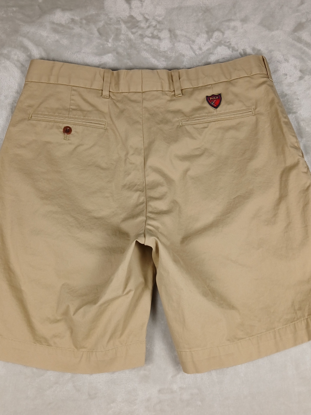 Polo Golf Ralph Lauren Shorts 34 Men's Cotton Twill Stretch Khaki Shield
